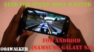 Need for Speed Most Wanted For Android (Samsung Galaxy S3)