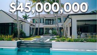 Inside a Waterfront $45,000,000 Modern Dream Home | Naples Florida Real Estate | Mansion Tour