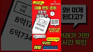 부동산정보조회에서  담보대출 신청하기