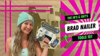 A beginners guide to LEARN the 18 guage Brad Nailer- Showing all of the parts and uses for this tool