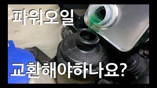 젠쿱 파워오일 교체! 근데 꼭 해야하나요? / 자가정비