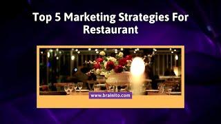 Restaurant Marketing Strategies