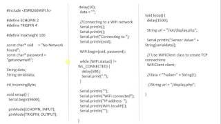 Waste Monitoring and Management using IOT code explanation