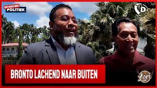  De Nieuwe Politiek Live: Bronto houdt kaken stijf na meeting President (Suriname) (Video: Keynews)