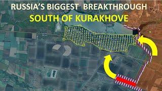 Russia's Biggest Breakthrough South Of Kurakhove l Russian Advance In Terny