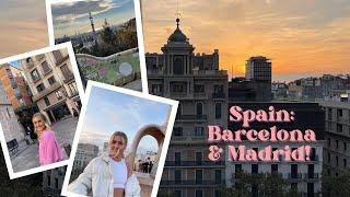 Travel Vlog: Explore Barcelona and Madrid with Me!