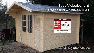 Testvideo gartenhaus-gmbh.de "Anna-44 ISO" Aufbau