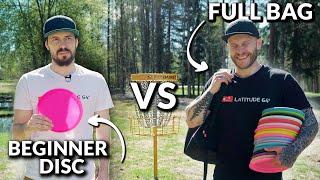 PRO DISC GOLFER (1 DISC) vs BEGINNER (FULL BAG) #2