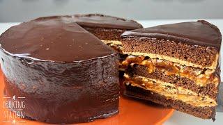 MOIST CHOCOLATE CARAMEL CAKE ! That Melts in Your Mouth! Simple and Delicious recipe