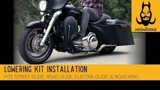 Harley Lowering Kit Install from HOGWORKZ® (Street Glide, Road Glide, Electra Glide, & Road King)