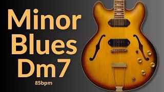 Groovy Blues Guitar Backing Track in D Minor (Dm7)