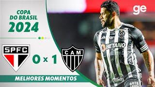 SÃO PAULO 0 X 1 ATLÉTICO-MG  | MELHORES MOMENTOS| QUARTAS DE FINAL COPA DO BRASIL | ge.globo