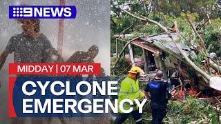 Cyclone Alfred: Latest warnings as cyclone makes final approach | 9 News Australia