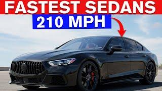 Top 10 Fastest Sedans Worldwide That Outrun Supercars