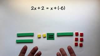 Algebra Tiles: Multi-Step Equations