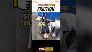 Unveiling the BIGGEST Difference: Static vs. Rolling Friction!