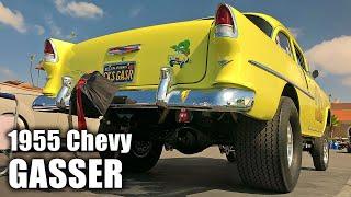 1955 Chevy 210 Gasser Race Car • Video Tour & Owner Interview