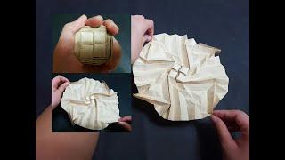 Origami indecisive four square flasher X by Jeremy Shafer and Leo Gustafson(demo)