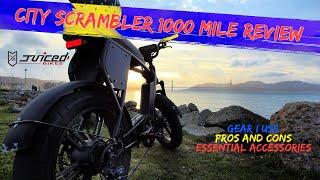 Is the Juiced Bikes City Scrambler Still Worth It after 1000 miles?!? 2020 Electric Bike Review