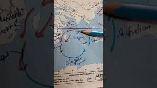 indian ocean  current l learn geography# study  #youtube shorts