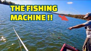 Fishing for DINNER with THE FISHING MACHINE on the Tennessee River !!