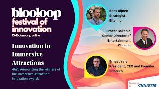 Innovation in Immersive Attractions: blooloop Festival of Innovation Jan 25