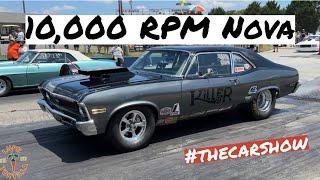 HIGH RPM 1970 Chevy Nova 2024 Stick Shift Nationals Drag Racing Farmington Dragway Gerry Waddell