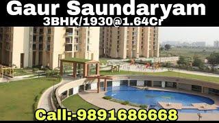 Gaur Saundaryam ! Luxury Flat ! Gaur ! Resale Flat ! Noida Extension ! Call For Visit 9891686668 !