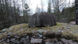 Salpalinja - Machine gun bunker, designed also as a shelter for 20 men.