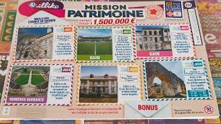 Grattage d'un carnet de Mission Patrimoine ️