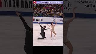 Figure Skating Deanna STELLATO - DUDEK / Maxime DESCHAMPS World Championships Japan 2023#shorts