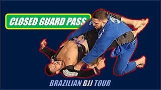 closed guard break and pass