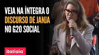 JANJA FAZ DISCURSO NO G20, PEDE REGULAÇÃO DAS REDES SOCIAIS E CRITICA ELON MUSK