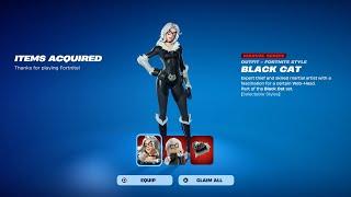 How To Get Black Cat Skin Bundle FREE In Fortnite (Unlocked LEGO Black Cat Style)