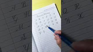 Cursive writing a to z | Cursive abcd | Cursive handwriting practice | English capital letters abcd