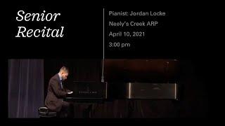 Jordan Locke Senior Piano Recital