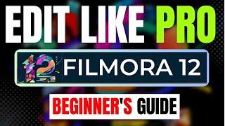 How to Edit YouTube Videos for Beginners -(Full Guide) | Video Editing Course - Filmora 12