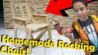 How to Make A Rocking Chair for kids DIY with AdrianAdventures