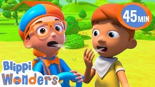 What Happens When You Burp?! | Learn with Blippi | Blippi Wonders Educational Videos for Kids