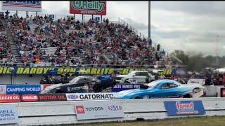 NHRA Gatornationals 2025 Sunday funny Car finals 1st Round after the rain #nhra #mopar