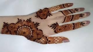 Super Easy And Trending Arabic Mehndi Designs For Back Hand ll Easy Latest Mehndi Designs ll Mehndi