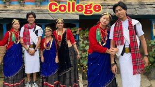 College tour ma Ghandruk ma moz gardaiwith chuwak chuwak maiya