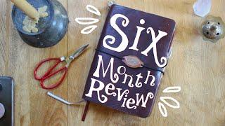 6 Month Travelers Notebook Review & July Plan With Me