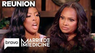 Sweet Tea Claims She Knows Dr. Heavenly's Husband Cheated | Married to Medicine (S10 E16) | Bravo