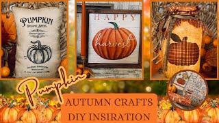 *NEW* Autumn Crafts 2024 || All Things Pumpkin || Fall Dollar Tree Crafts || DIY Inspiration