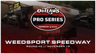 World of Outlaws Pro Series | Round 2 at Weedsport Speedway | Dirt Sprint Car