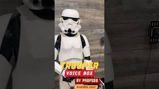 Trooper Voice Box - Home Depot Stormtrooper #starwars #homedepot #diy #howto #voice #sound  #disney