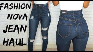 FASHION NOVA JEANS TRY ON!