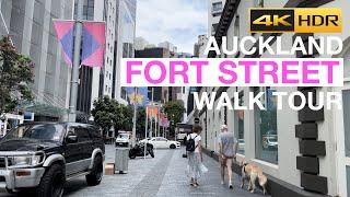 Fort Street Walking Tour Auckland New Zealand [4K HDR]