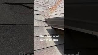 We installed 5” Seamless Gutters with snap-on gutter screens!